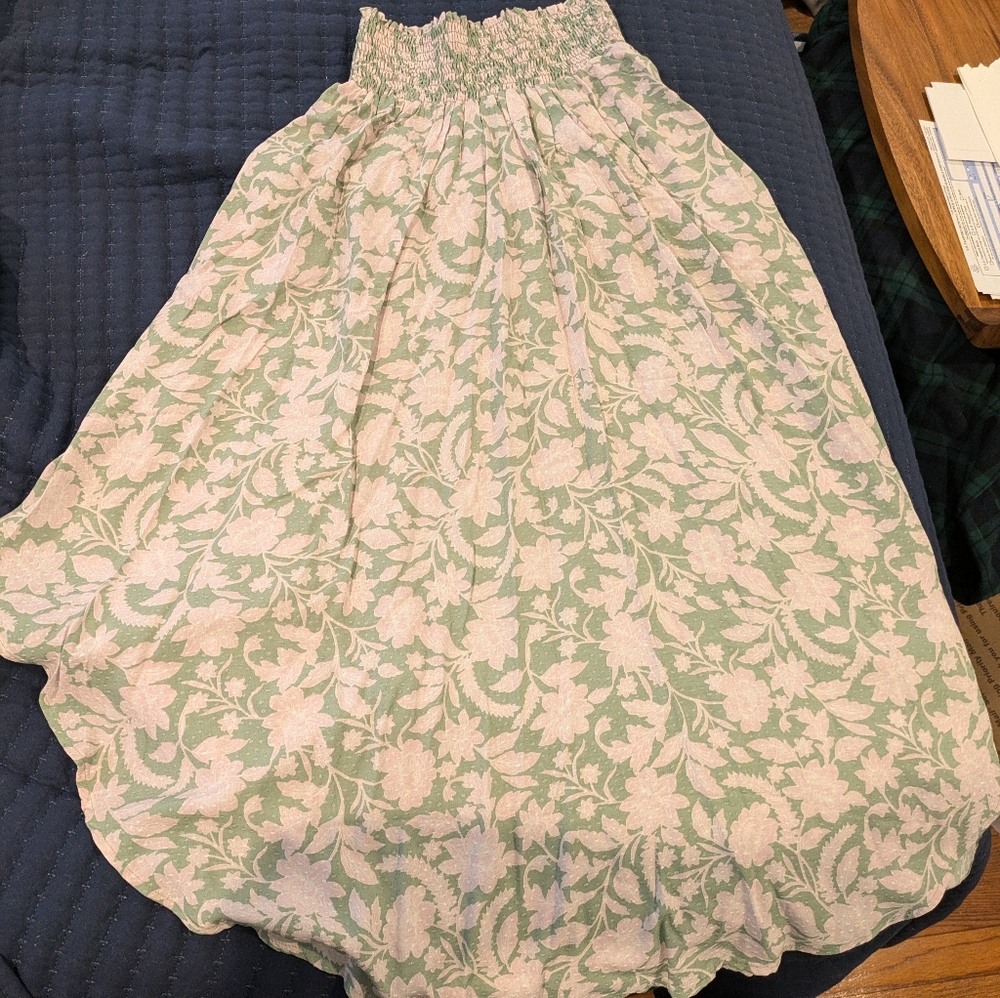 Sozy Mia midi skirt in sage and rose, small